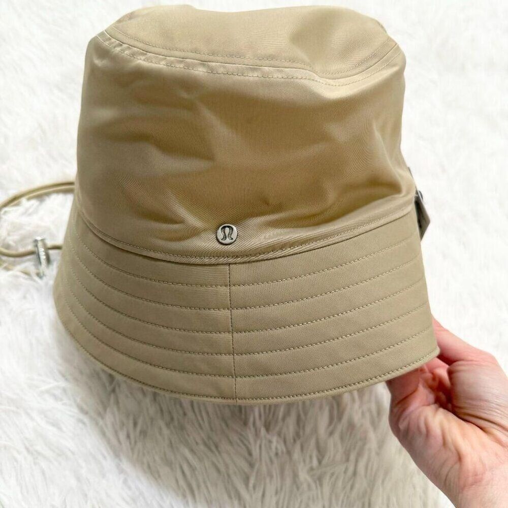 Lululemon Womens Nylon Bucket Hat Trench Size M/L Casual Neutral Athleisure - Picture 3 of 6